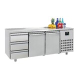 Combisteel 700 koelwerkbank 2 deuren 3 laden