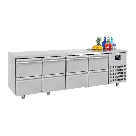 Combisteel 700 koelwerkbank 8 laden | 7489.5550 Combisteel 700 koelwerkbank 8 laden | 7489.5550