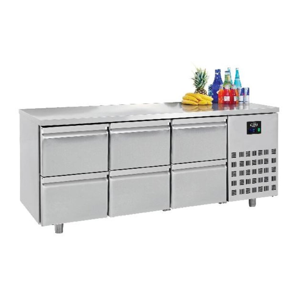 Combisteel 700 koelwerkbank 6 laden | 7489.5545