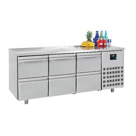 Combisteel 700 koelwerkbank 6 laden | 7489.5545