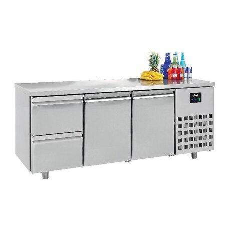 Combisteel 700 koelwerkbank 2 deuren 2 laden | 7489.5520 Combisteel 700 koelwerkbank 2 deuren 2 laden | 7489.5520