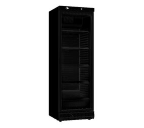 Combisteel Koelkast 1 glasdeur 382l zwart zonder lichtbak Combisteel Koelkast 1 glasdeur 382l zwart zonder lichtbak