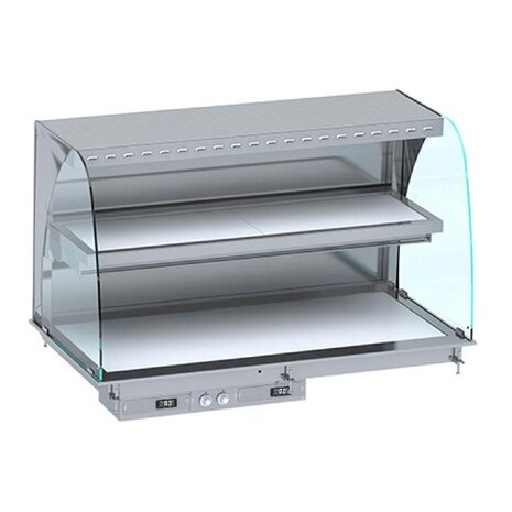 Combisteel Drop-in wandmodel warmvitrine keramisch gebogen - wit 4 1 | 7495.0440 Combisteel Drop-in wandmodel warmvitrine keramisch gebogen - wit 4 1 | 7495.0440