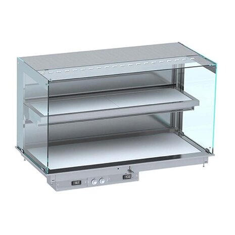 Combisteel Drop-in wandmodel warmvitrine keramisch recht - wit 4 1 | 7495.0380 Combisteel Drop-in wandmodel warmvitrine keramisch recht - wit 4 1 | 7495.0380