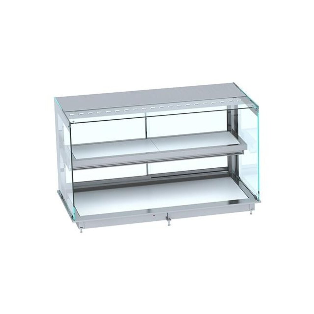 Combisteel Drop-in warmvitrine keramisch recht - wit 5 1 | 7495.0355 Combisteel Drop-in warmvitrine keramisch recht - wit 5 1 | 7495.0355