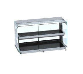 Combisteel Drop-in warmvitrine keramisch recht - zwart 3 1