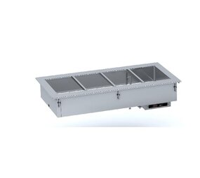 Combisteel Drop-in bain-marie 4 1 - automatisch water vullen Combisteel Drop-in bain-marie 4 1 - automatisch water vullen