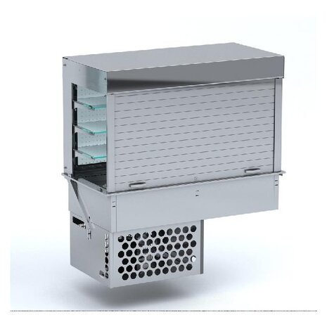 Combisteel Drop-in koelvitrine recht - jaloezieën 3 1 | 7495.0150