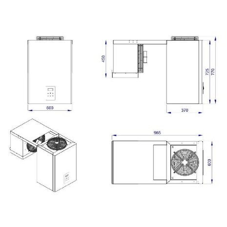 Combisteel Wandunit inhang vries 15,1-20 m3 | 7489.0445 Combisteel Wandunit inhang vries 15,1-20 m3 | 7489.0445