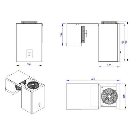 Combisteel Wandunit inhang vries | 7489.0425 Combisteel Wandunit inhang vries | 7489.0425