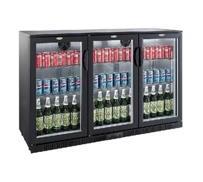 Combisteel Barkoeler zwart 3 deuren