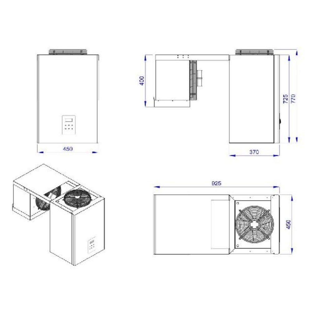 Combisteel Wandunit inhang vries | 7489.0425 Combisteel Wandunit inhang vries | 7489.0425