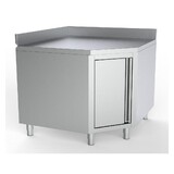 Combisteel Werktafel hoek met deur en rand 1000 1000 voor 700mm tafels Combisteel Werktafel hoek met deur en rand 1000 1000 voor 700mm tafels