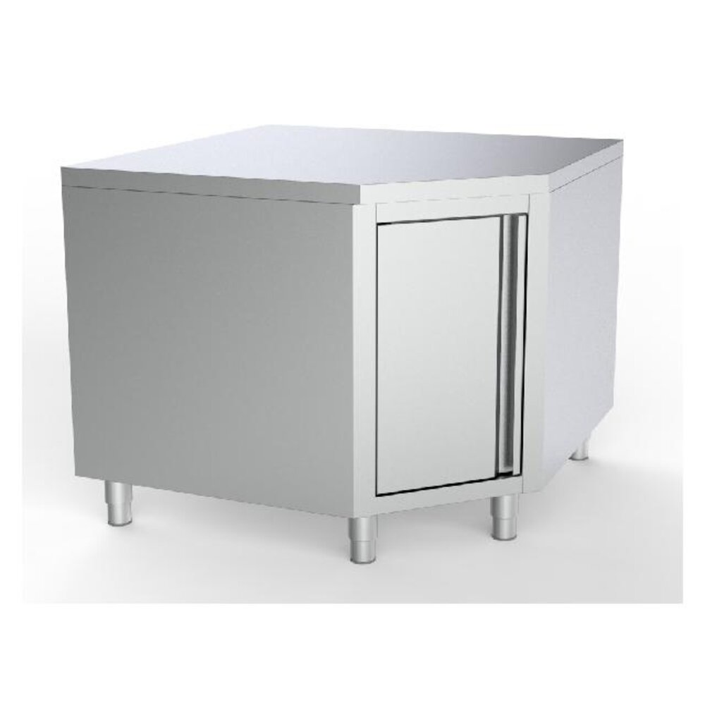 Combisteel Werktafel hoek met deur 1000 1000 voor 600mm tafels | 7333.0288