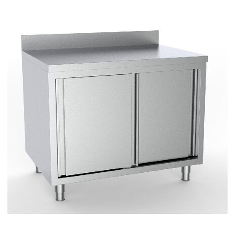 Combisteel 700 werktafel schuifdeuren rand 1400 | 7333.0240 Combisteel 700 werktafel schuifdeuren rand 1400 | 7333.0240