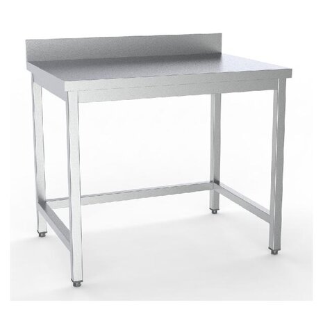 Combisteel 700 werktafel open onderstel rand demontabel 1000 | 7333.0050 Combisteel 700 werktafel open onderstel rand demontabel 1000 | 7333.0050