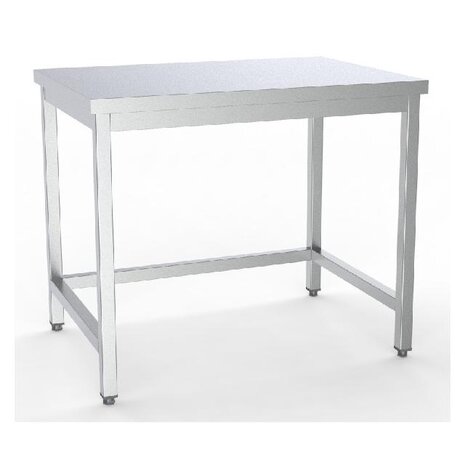 Combisteel 600 werktafel open onderstel demontabel 1200 | 7333.0010 Combisteel 600 werktafel open onderstel demontabel 1200 | 7333.0010