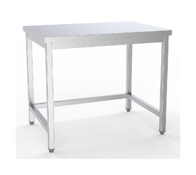 Combisteel 600 werktafel open onderstel demontabel 1400 Combisteel 600 werktafel open onderstel demontabel 1400