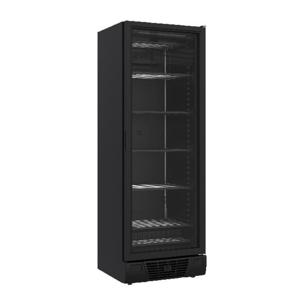 Combisteel Vrieskast 1 glasdeur zwart 382l | 7464.0064 Combisteel Vrieskast 1 glasdeur zwart 382l | 7464.0064