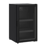 Combisteel Glasdeur koelkast tafelmodel 136l zwart