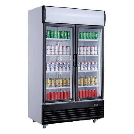 Combisteel Koelkast 2 glasdeuren 1000l | 7527.0105 Combisteel Koelkast 2 glasdeuren 1000l | 7527.0105