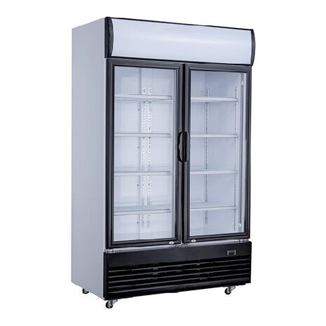 Combisteel Koelkast 2 glasdeuren 1000l | 7527.0105 Combisteel Koelkast 2 glasdeuren 1000l | 7527.0105