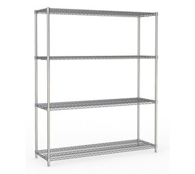 Combisteel Stelling 4 levels 1500 demontabel Combisteel Stelling 4 levels 1500 demontabel