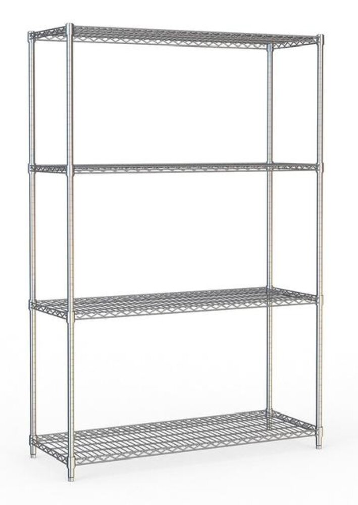 Combisteel Stelling 4 levels 1200 demontabel | 7530.0010 Combisteel Stelling 4 levels 1200 demontabel | 7530.0010