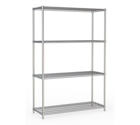 Combisteel Stelling 4 levels 1200 demontabel Combisteel Stelling 4 levels 1200 demontabel