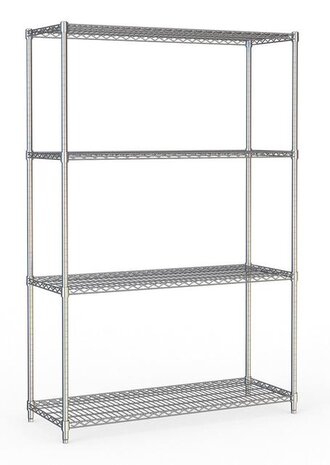 Combisteel Stelling 4 levels 1200 demontabel | 7530.0010 Combisteel Stelling 4 levels 1200 demontabel | 7530.0010