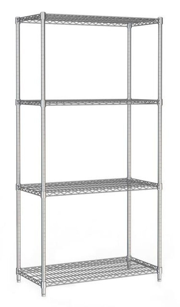Combisteel Stelling 4 levels demontabel | 7530.0005 Combisteel Stelling 4 levels demontabel | 7530.0005