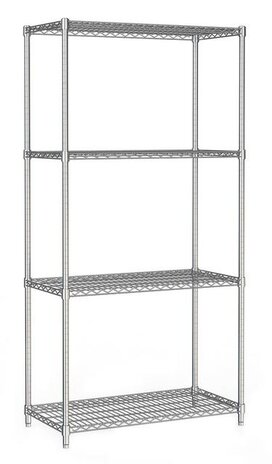 Combisteel Stelling 4 levels demontabel | 7530.0005 Combisteel Stelling 4 levels demontabel | 7530.0005