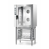 Combisteel Giorik convectie oven, gas 895x768x965mm. (lxdxh), cap. 10x 1 1 gn temp. +50 +280°c, 0,9 + 19 kw, 230 volt, 160 kg