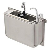 Combisteel Ijslepel spoelbak met kraan en ijslepeldouche 410x120x270 met waterafvoergat, wateraansluiting en standpijp Combisteel Ijslepel spoelbak met kraan en ijslepeldouche 410x120x270 met waterafvoergat, wateraansluiting en standpijp