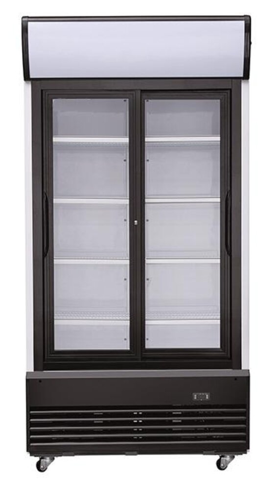 Combisteel Koelkast schuif glasdeuren 1000l | 7527.0115
