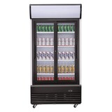 Combisteel Koelkast schuif glasdeuren 800l