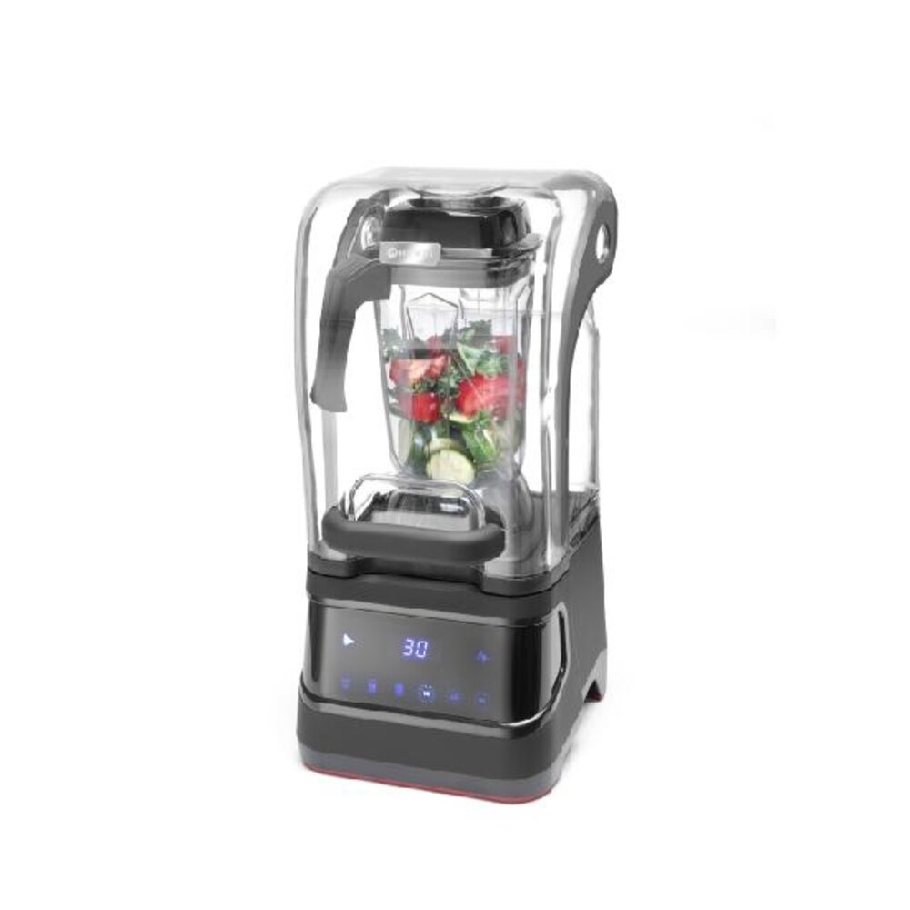 Hendi Digitale blender met geluiddempende kap, , 230v 1680w, 252x258x(h)547mm | 230695 Hendi Digitale blender met geluiddempende kap, , 230v 1680w, 252x258x(h)547mm | 230695