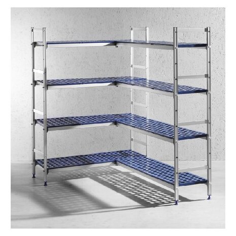 Hendi Aluminium opbergrek voor gn containers, , 1120x355x(h)1685mm | 812266 Hendi Aluminium opbergrek voor gn containers, , 1120x355x(h)1685mm | 812266