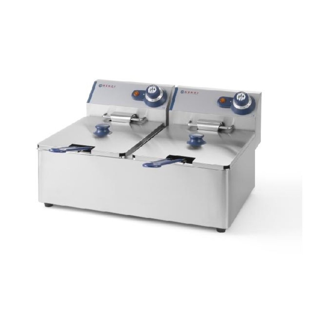 Hendi Friteuse kitchen line - 2x 6l, , kitchen line, 12l, 230v 6600w, 550x430x(h)290mm | 205853 Hendi Friteuse kitchen line - 2x 6l, , kitchen line, 12l, 230v 6600w, 550x430x(h)290mm | 205853