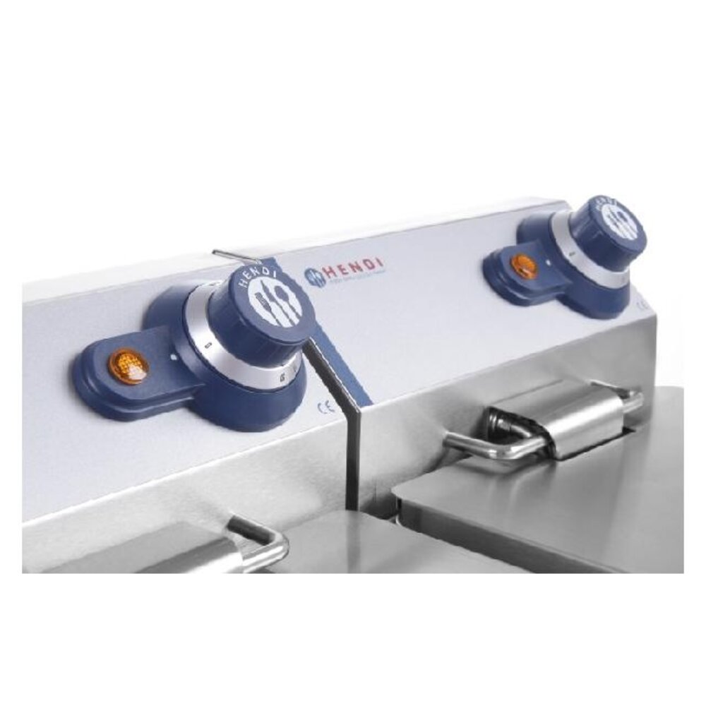 Hendi Friteuse kitchen line - 2x 6l, , kitchen line, 12l, 230v 6600w, 550x430x(h)290mm | 205853 Hendi Friteuse kitchen line - 2x 6l, , kitchen line, 12l, 230v 6600w, 550x430x(h)290mm | 205853