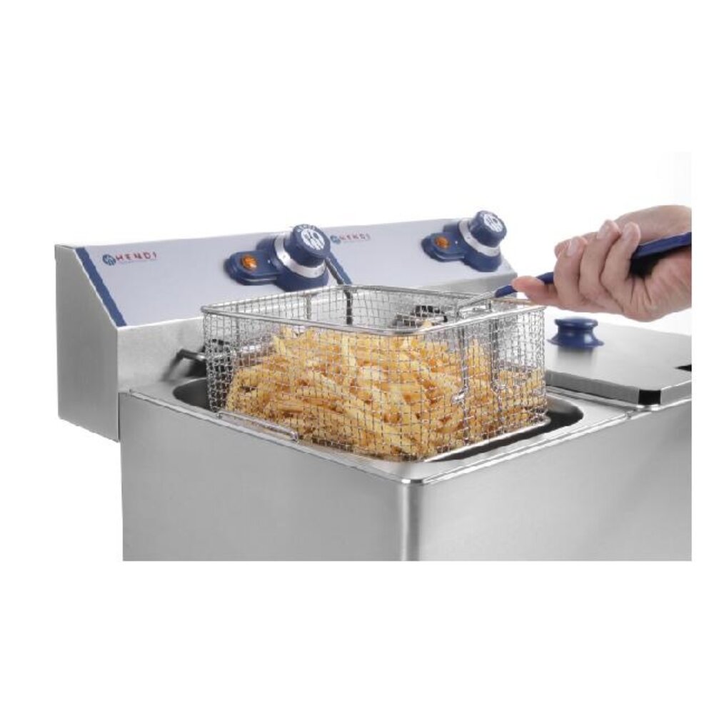 Hendi Friteuse kitchen line - 2x 6l, , kitchen line, 12l, 230v 6600w, 550x430x(h)290mm | 205853 Hendi Friteuse kitchen line - 2x 6l, , kitchen line, 12l, 230v 6600w, 550x430x(h)290mm | 205853