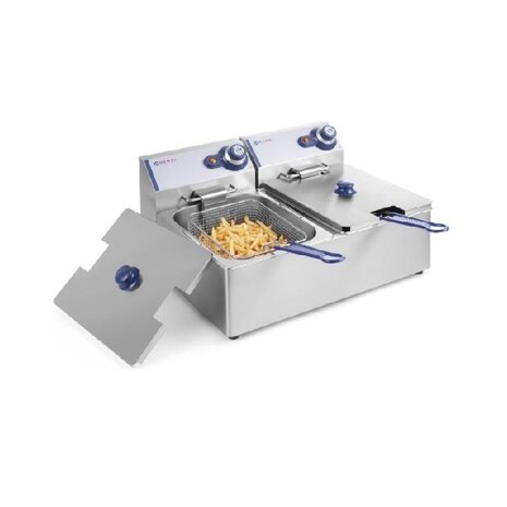 Hendi Friteuse kitchen line - 2x 6l, , kitchen line, 12l, 230v 6600w, 550x430x(h)290mm | 205853 Hendi Friteuse kitchen line - 2x 6l, , kitchen line, 12l, 230v 6600w, 550x430x(h)290mm | 205853