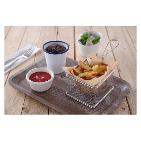 Hendi Frituurmandjes miniaturen, , 100x80x(h)75mm | 426425