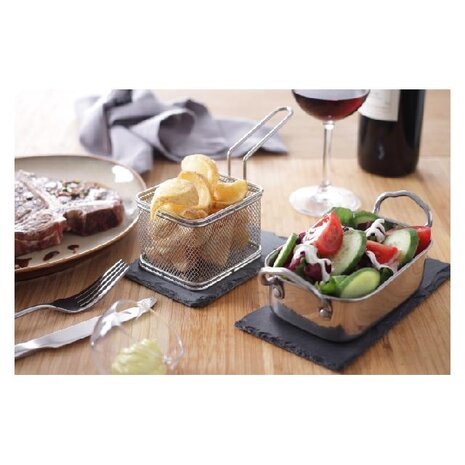 Hendi Frituurmandjes miniaturen, , 255x135x(h)45mm | 426456