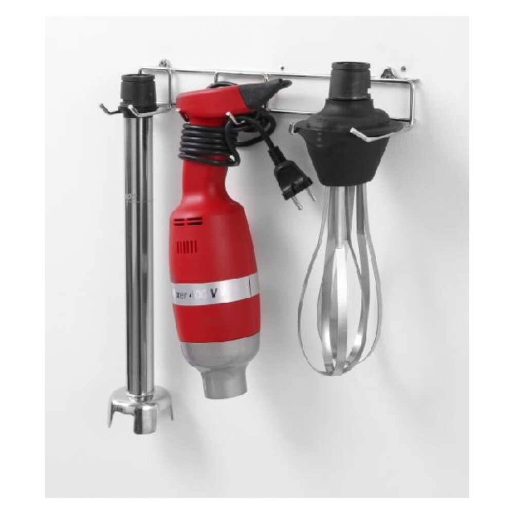 Hendi Staafmixer profi line 400 - met regelbare snelheid. set met opbergrek., , profi line, 230v 400w, ø100x(h)350mm | 224380