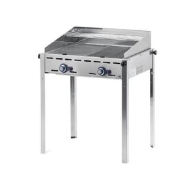 Hendi Green fire met 2 branders, , profi line, 2 roestvast stalen gastronorm 1 1 roosters, 11,6kw, 740x612x(h)825mm Hendi Green fire met 2 branders, , profi line, 2 roestvast stalen gastronorm 1 1 roosters, 11,6kw, 740x612x(h)825mm