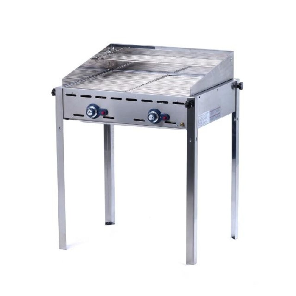 Hendi Green fire met 2 branders, , profi line, 2 roestvast stalen gastronorm 1 1 roosters, 11,6kw, 740x612x(h)825mm | 149621 Hendi Green fire met 2 branders, , profi line, 2 roestvast stalen gastronorm 1 1 roosters, 11,6kw, 740x612x(h)825mm | 149621