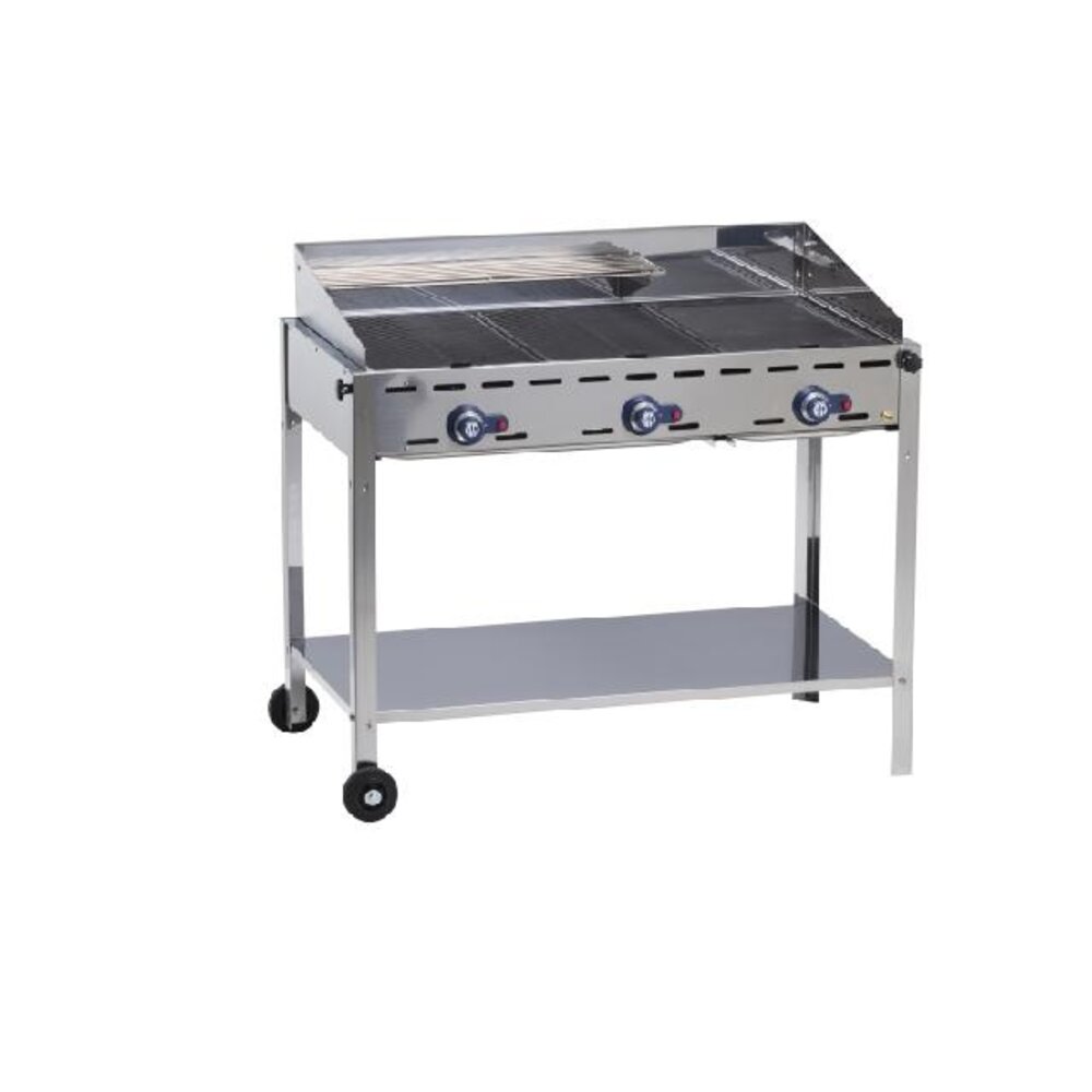 Hendi Green fire met 3 branders, , profi line, 17,4kw, 1078x612x(h)825mm | 149591 Hendi Green fire met 3 branders, , profi line, 17,4kw, 1078x612x(h)825mm | 149591