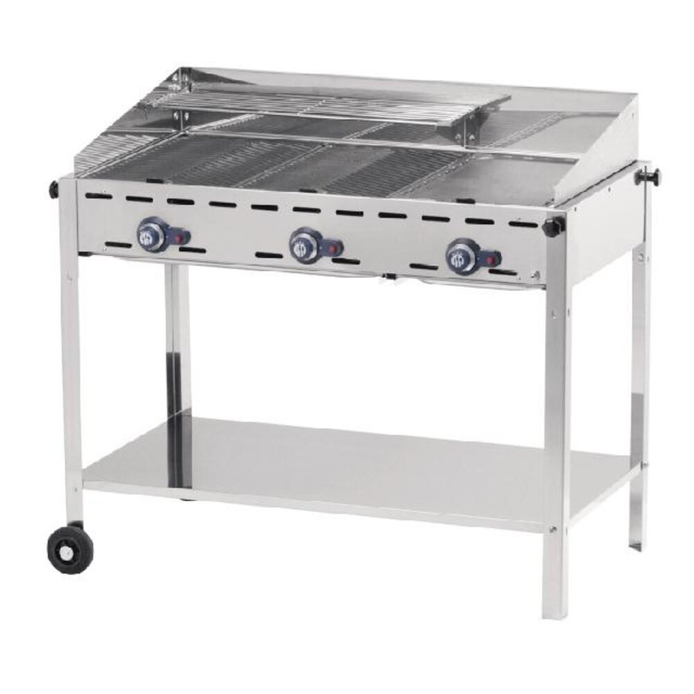 Hendi Green fire met 3 branders, , profi line, 17,4kw, 1078x612x(h)825mm | 149591 Hendi Green fire met 3 branders, , profi line, 17,4kw, 1078x612x(h)825mm | 149591