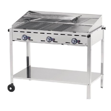 Hendi Green fire met 3 branders, , profi line, 17,4kw, 1078x612x(h)825mm | 149591 Hendi Green fire met 3 branders, , profi line, 17,4kw, 1078x612x(h)825mm | 149591